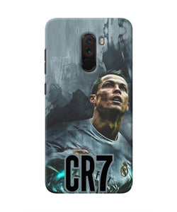 Christiano Ronaldo Grey Poco F1 Real 4D Back Cover