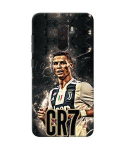 CR7 Dark Poco F1 Real 4D Back Cover