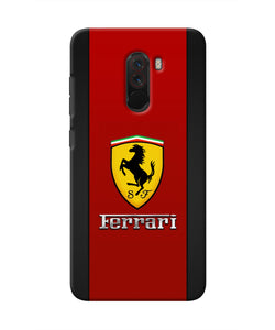 Ferrari Abstract Red Poco F1 Real 4D Back Cover