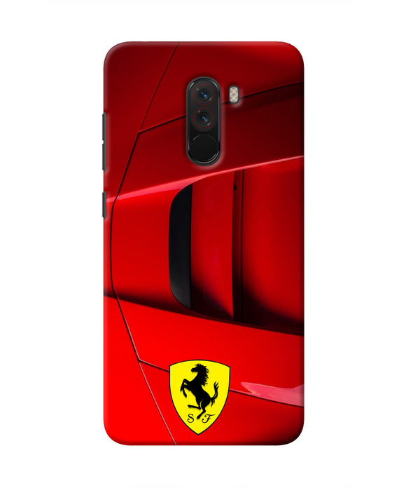 Ferrari Car Poco F1 Real 4D Back Cover