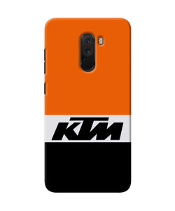 KTM Colorblock Poco F1 Real 4D Back Cover