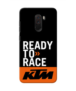 KTM Ready To Race Poco F1 Real 4D Back Cover