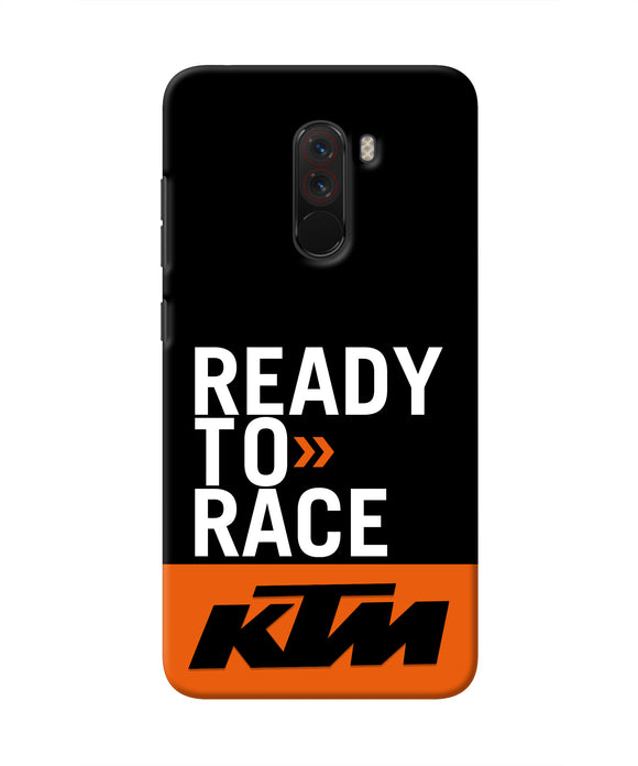 KTM Ready To Race Poco F1 Real 4D Back Cover