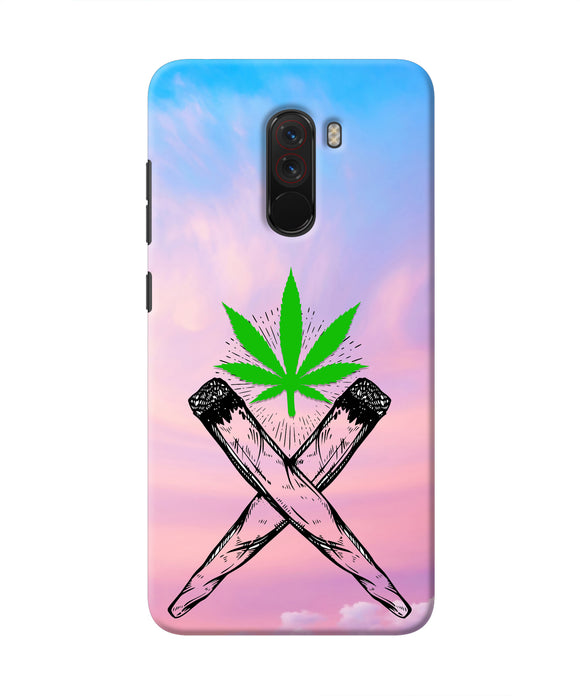 Weed Dreamy Poco F1 Real 4D Back Cover