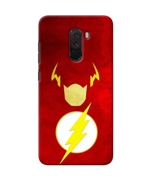 Flash Character Poco F1 Real 4D Back Cover