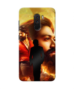 Rocky Bhai Walk Poco F1 Real 4D Back Cover