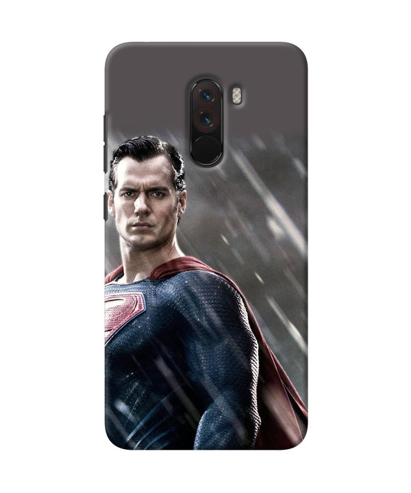 Superman Man Of Steel Poco F1 Back Cover
