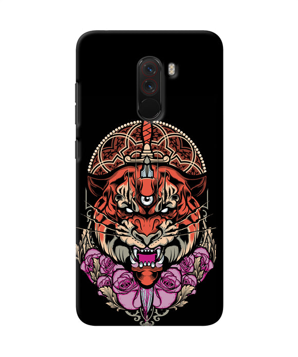 Abstract Tiger Poco F1 Back Cover