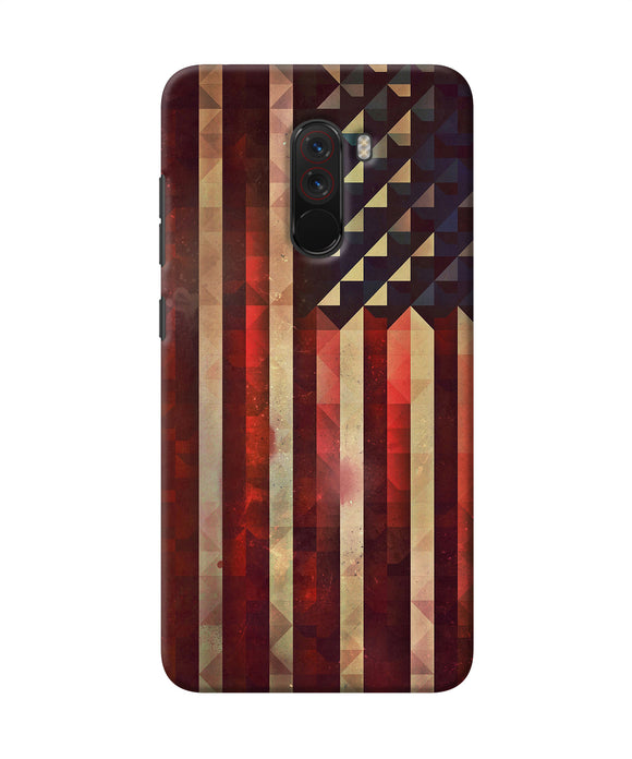 Vintage Us Flag Poco F1 Back Cover