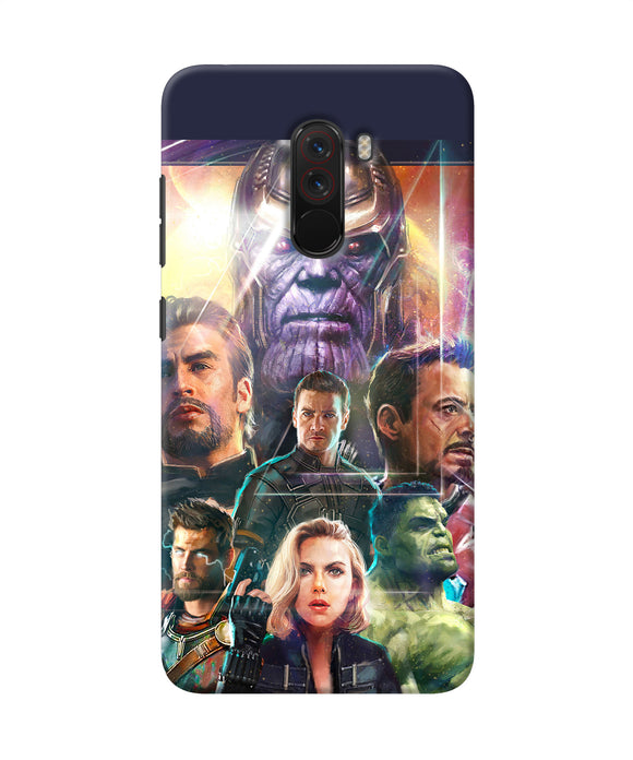 Avengers Poster Poco F1 Back Cover