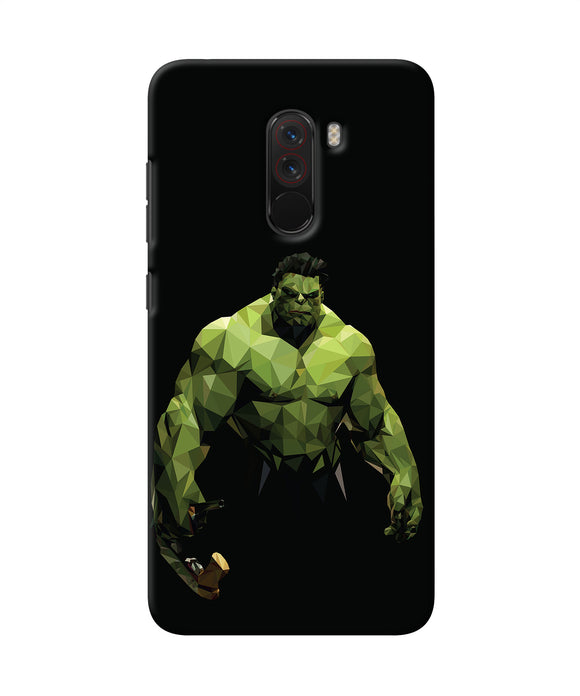Abstract Hulk Buster Poco F1 Back Cover