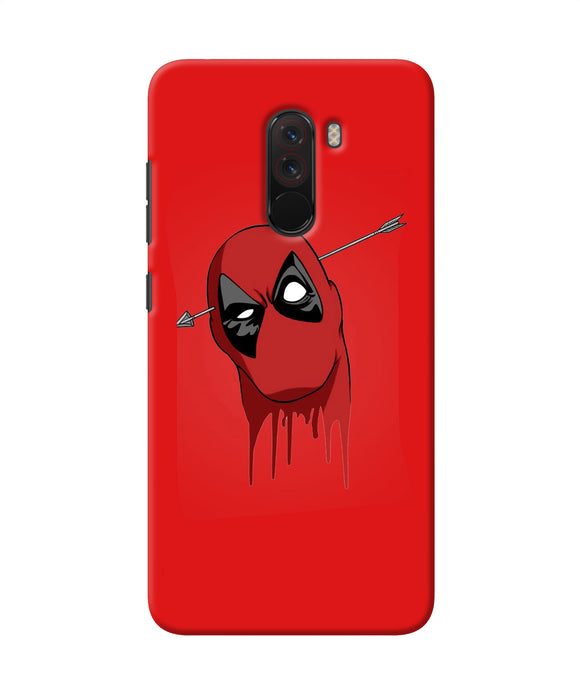 Funny Deadpool Poco F1 Back Cover