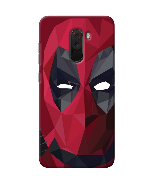 Abstract Deadpool Mask Poco F1 Back Cover