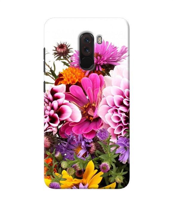 Natural Flowers Poco F1 Back Cover
