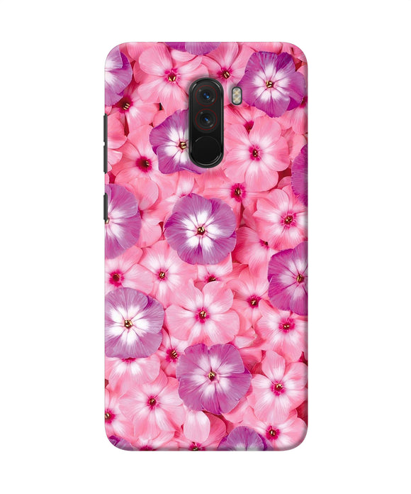 Natural Pink Flower Poco F1 Back Cover