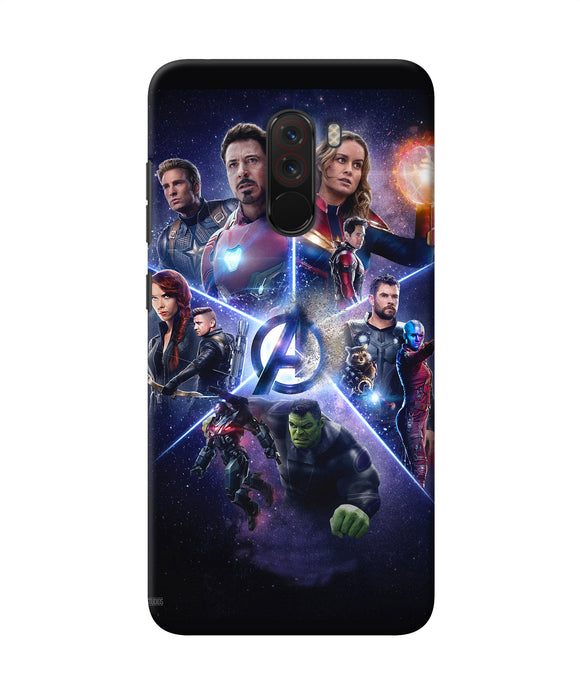 Avengers Super Hero Poster Poco F1 Back Cover