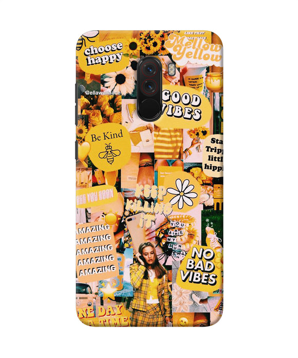 Good Vibes Poster Poco F1 Back Cover