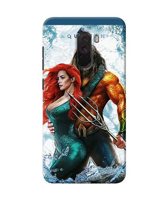 Aquaman Couple Water Poco F1 Back Cover