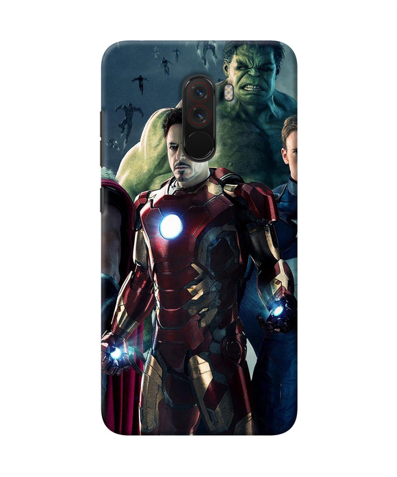 Ironman Hulk Space Poco F1 Back Cover