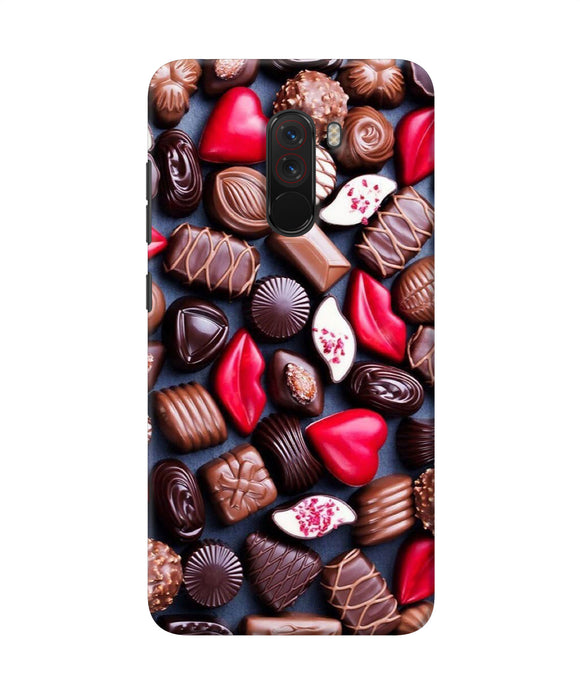 Valentine Special Chocolates Poco F1 Back Cover