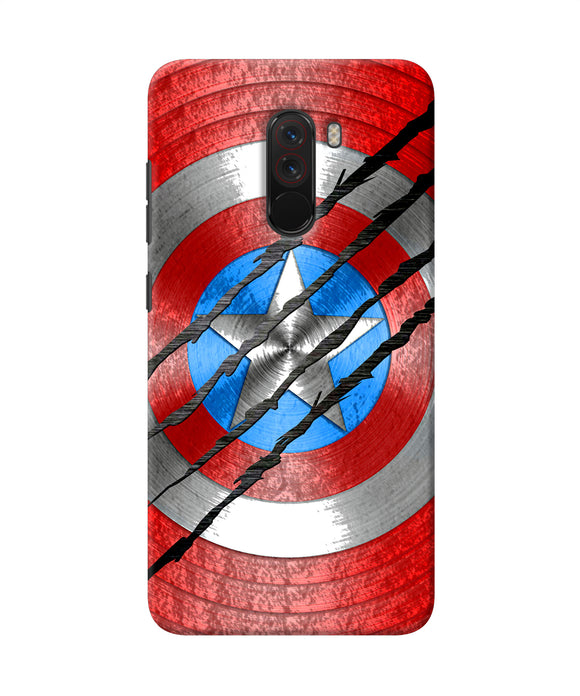 Scratch On Shield Poco F1 Back Cover