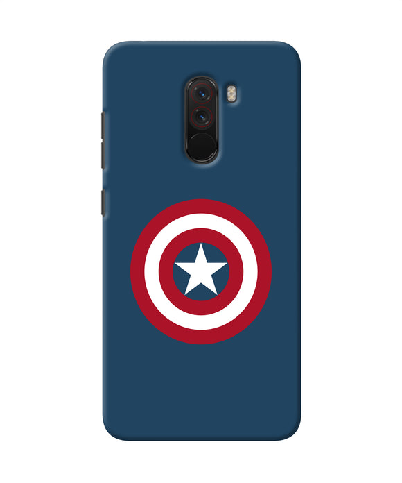 Captain America Logo Poco F1 Back Cover