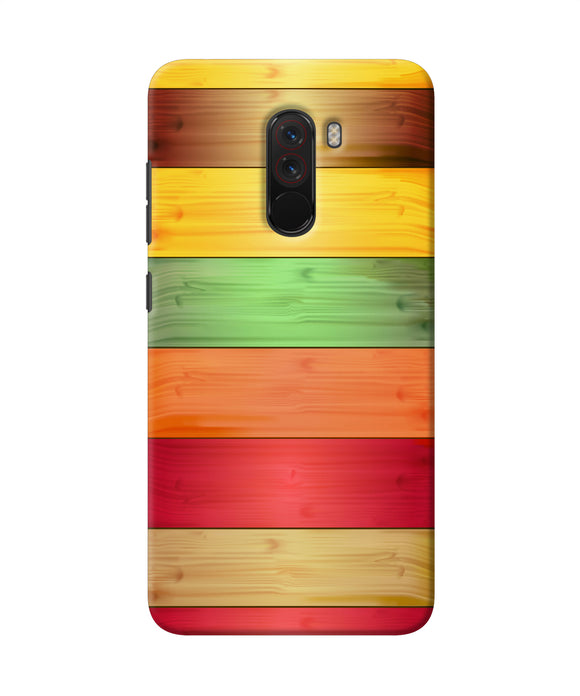 Wooden Colors Poco F1 Back Cover