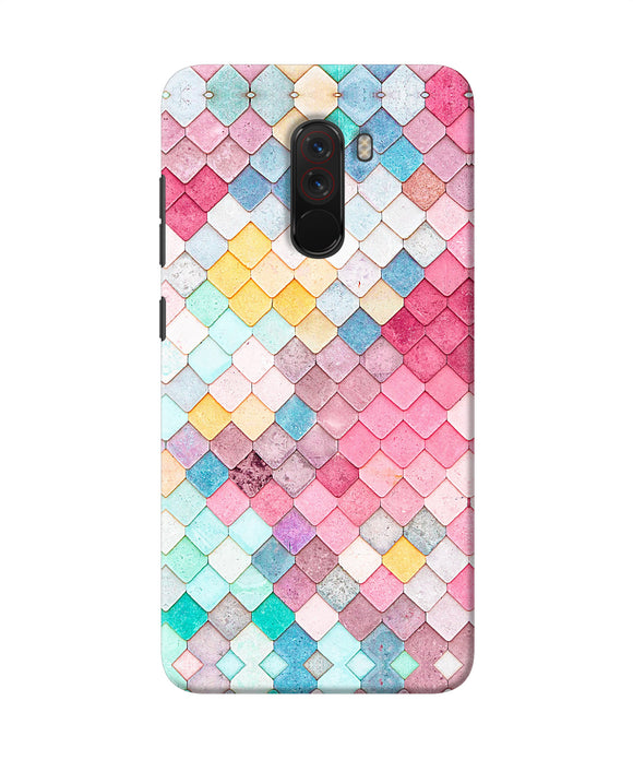 Colorful Fish Skin Poco F1 Back Cover