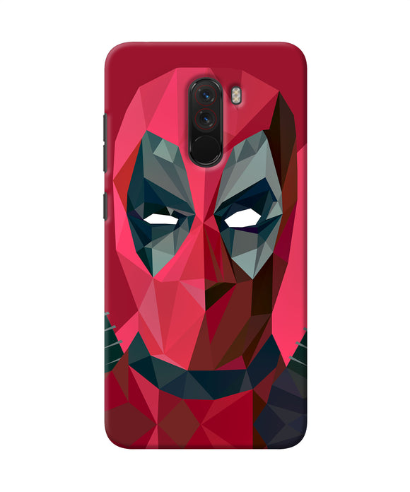 Abstract Deadpool Full Mask Poco F1 Back Cover