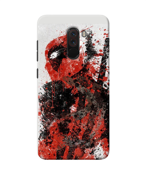 Deadpool Rugh Sketch Poco F1 Back Cover