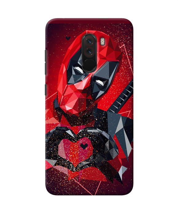 Deadpool Love Poco F1 Back Cover