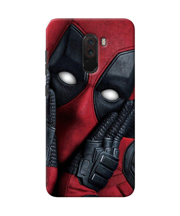 Thinking Deadpool Poco F1 Back Cover