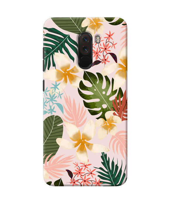 Leaf Print Poco F1 Back Cover