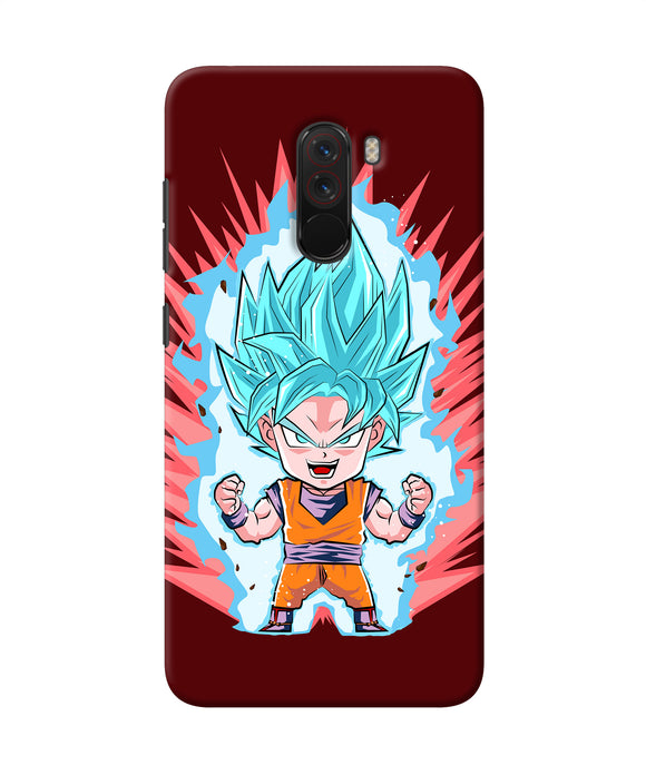 Goku Little Character Poco F1 Back Cover