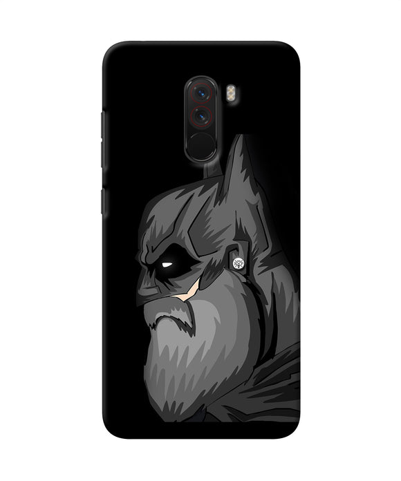 Batman With Beard Poco F1 Back Cover