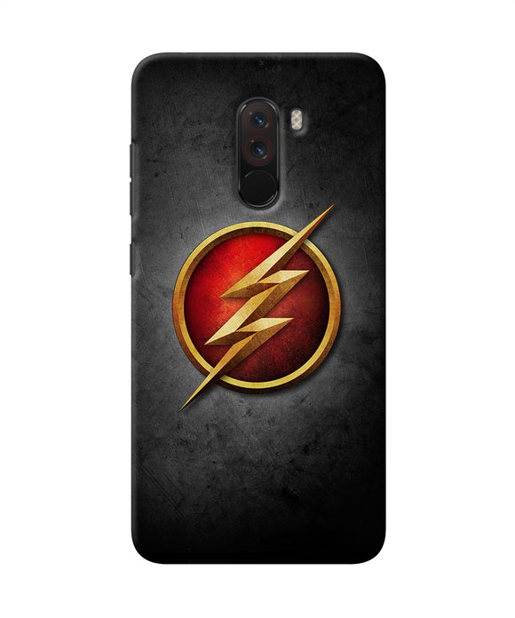 Flash Logo Poco F1 Back Cover