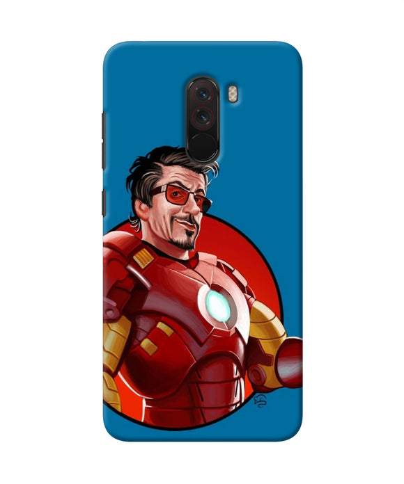 Ironman Animate Poco F1 Back Cover