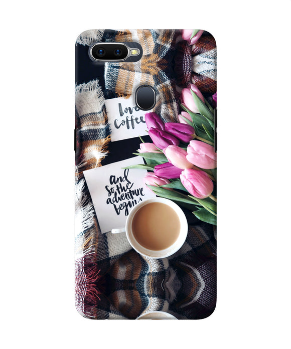 Love Coffee Quotes Oppo F9 / F9 Pro Back Cover
