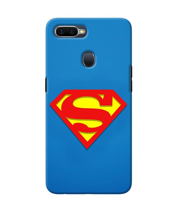 Superman Blue Oppo F9/F9 Pro Real 4D Back Cover