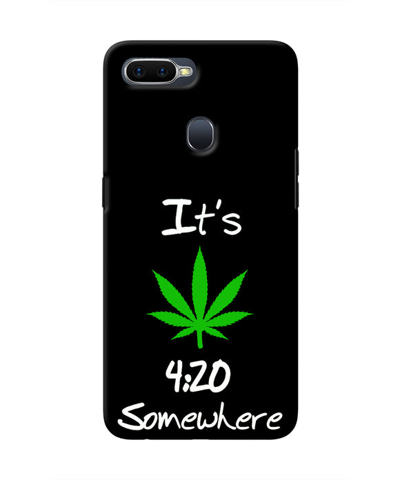 Weed Quote Oppo F9/F9 Pro Real 4D Back Cover