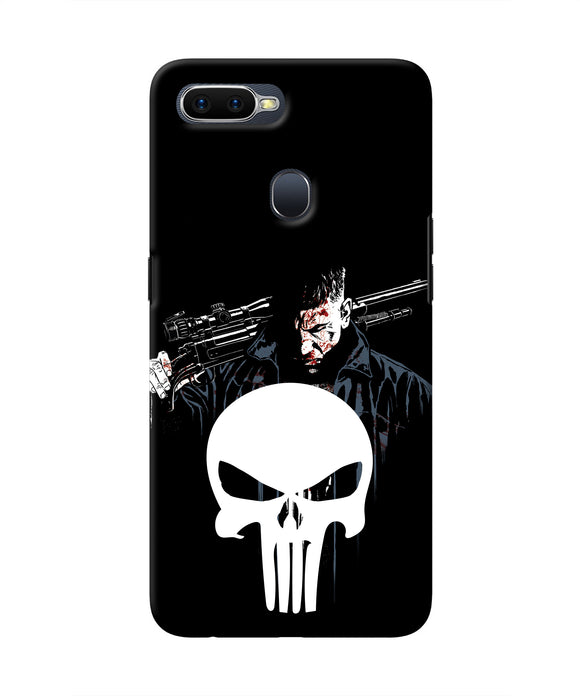 Punisher Character Oppo F9/F9 Pro Real 4D Back Cover