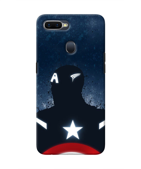 Captain america Shield Oppo F9/F9 Pro Real 4D Back Cover