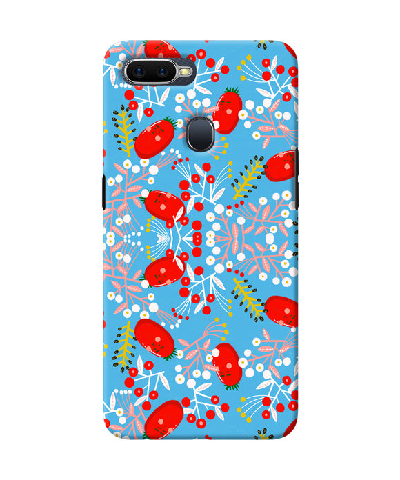 Small Red Animation Pattern Oppo F9 / F9 Pro Back Cover