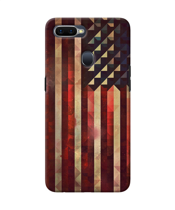 Vintage Us Flag Oppo F9 / F9 Pro Back Cover
