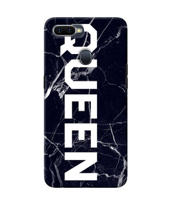 Queen Marble Text Oppo F9 / F9 Pro Back Cover