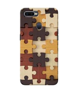 Wooden Puzzle Oppo F9 / F9 Pro Back Cover