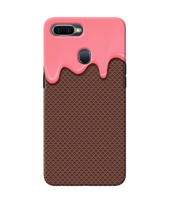 Waffle Cream Biscuit Oppo F9 / F9 Pro Back Cover