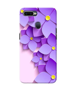 Violet Flower Craft Oppo F9 / F9 Pro Back Cover