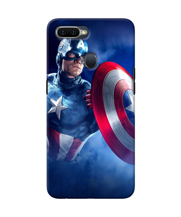 Captain America On Sky Oppo F9 / F9 Pro Back Cover