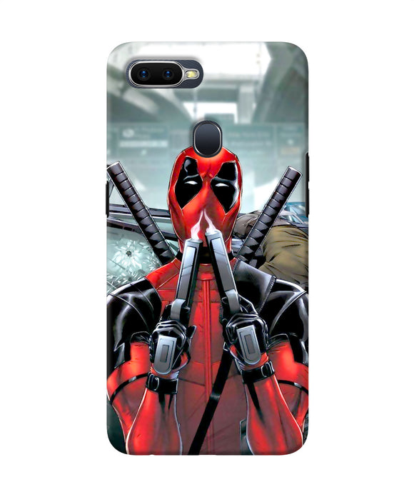 Deadpool With Gun Oppo F9 / F9 Pro Back Cover